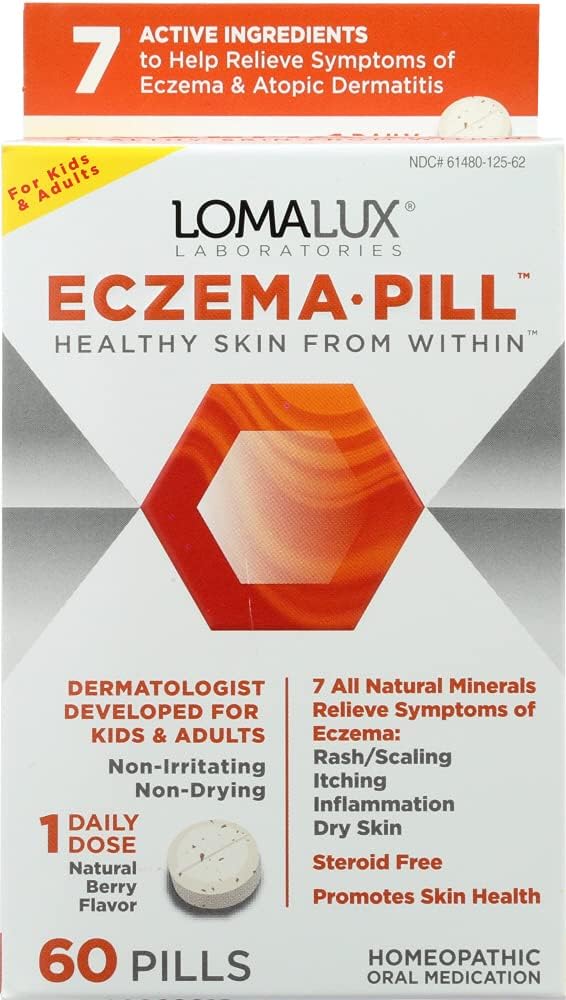 Loma Lux Laboratories Suplemento homeopático, Eczema, 60 Cuenta (3 Pack)