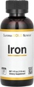 California Gold Nutrition Iron, como Ferrous Bisglycinate Chelate y Yellow Dock Root, 4 fl oz (118 ml)