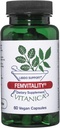 Vitanica FemVitality Libido Supplement for Women, Natural Female Libido Booster for Women, Incrementa la unidad íntima, el deseo y la resistencia, ayuda a la sequedad vaginal, Vegan 60 cápsulas