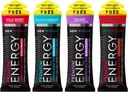NewTrition® Extra Strength Energy Shots, 250mg Caffeine Energy with Vitamin B ' Amino Acids, Sugar-Free Vitamin Energy Shot, Zero Calorie Focus " Stamina Booster, 1.7 fl oz (Pack of 4, 4 Flavors-Mixed-1)