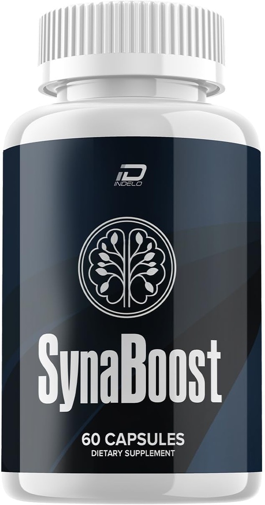 SynaBoost Brain Supplement Capsules – All-Natural Maximum Strength Formula for Enhanced Memory and Focus Pills, Syna Boost Support and Reviews (1 Pack – 60 cápsulas)