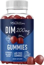 DIM Gummies ← 200mg ← Equilibrio hormonal Gummies for PMS, Menopause, Hormonal Acne &amp; More ← Estrogen Balance " Detox for Women and Men ← con 50mg Beet Root for Antioxidant Support Silencio libre de gluten 60ct.