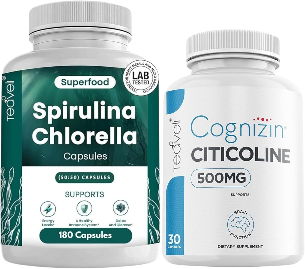 Teaveli Citicolina con cloro de espirulina