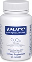 Encapsulaciones puras CoQ10 60 mg ← Coenzima Q10 Suplemento de Energía, Antioxidantes, Salud Cerebro y Celular, Cognición y Apoyo Cardiovascular*  120 cápsulas