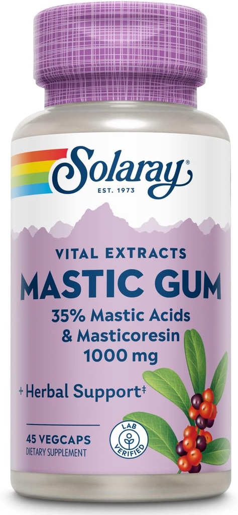 SOLARAY Mastic Gum Extracto 500 mg 45 Cuenta