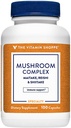 El Complejo de Mushroom de Vitamin Shoppe (Maitake, Reishi & Shiitake) Antioxidante que apoya el sistema inmunitario " Cerebro saludable (100 cápsulas)