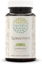 HerbEra Spearmint 60 cápsulas, 500 mg, Spearmint (Mentha spicata) Hoja seca (60 cápsulas)