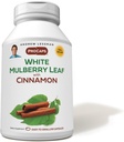ANDREW LESSMAN Hoja de Mulberry Blanca con Cinnamon 30 Softgels - Hoja de Mulberry Blanca estandarizada con extracto de corteza de canela.