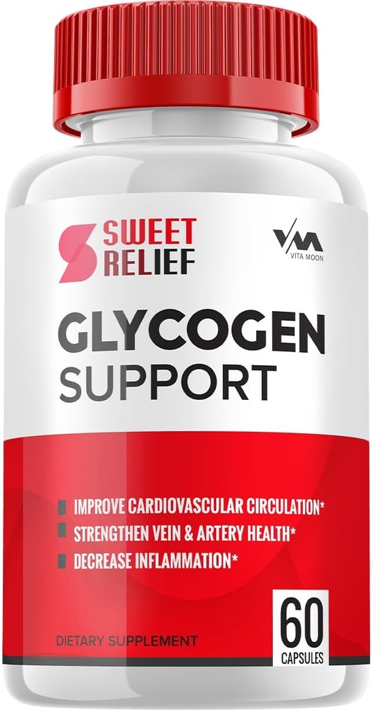 (1 Pack) SweetRelief Glycogen – Sweet Relief Capsule Cleaner, SweetRelief Pills, Advanced Formula for General Wellness, Sweet Relief Glycogen Reviews, 60 cápsulas