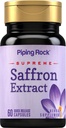Piping Rock Saffron Extract Supplement tención 60 Capsules  Pills for Women &amp; Hombres
