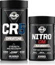 PMD Sports CR5 Complejo de crema profesional (240 cápsulas) Deportes Nitro CM Nitric Oxide (90 cápsulas)