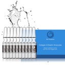 Bio-Therapeutic Collagen " Elastin Ampoules, Concentrated Facial Serum Hydrates and Firms All Skin Types with Gentle and Restorative Water Based Fórmula - 10 Glass Vials