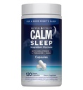 Natural Vitality Calm Sleep Capsules | Magnesium with Melatonin, L-Theanine & GABA Supplement | for a Good Night's Sleep | Non-GMO, Gluten Free & Vegan | 120 Count