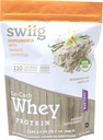 swiig Lo-Carb Whey Protein Powder, Madagascar Vanilla, Isolate, Sin Sabores Artificiales, Colores o Sweeteners, No Fillers, 2.2 Libra bolsa