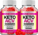 (2 Pack) Grandes resultados Keto ACV Gummies - Fórmula avanzada Grandes resultados Keto más ACV Gummies Apple Sider Vinegar Grandes resultados ACV Gummies Dietary Comentarios Suplemento (120 Gummies)