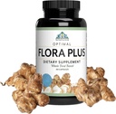 Optimal Health Systems Flora Plus | Ultimate Intestinal & Digestion Health | 9 Patented Probiotics + Artichoke + Opti-Blend System | 90 Capsules