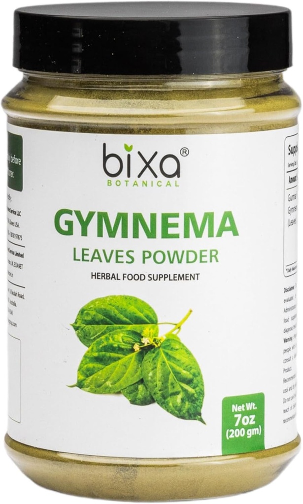 bixa BOTANICAL Gymnema Leaf Powder (Gudmar, Shardunika) 7 Oz/ 200 GRM