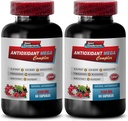 antioxidante multivitamina - ANTIOXIDANT MEGA COMPLEX 1440 MG - Reveratrol complex, Acai berry pastillas, Trans-resveratrol, Goji berry pastillas, cápsulas de extracto de granada, Mangosteen - 2B 120 cápsulas