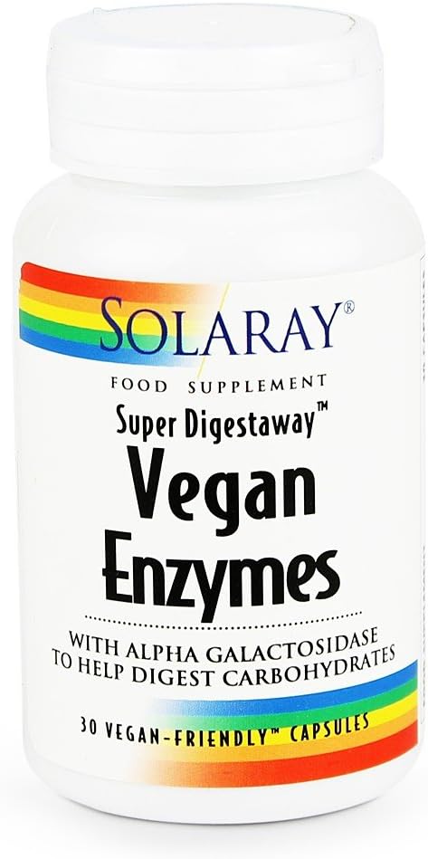 Solaray Vegan Enzymes 30 cápsula