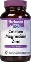 Bluebonnet Nutrition Calcium Magnesium Zinc Plus Vitamin D3, 1000 mg de Calcio, 500 mg de Magnesio y 15 mg de Zinc, 400IU Vitamina D3, For Strong Healthy Bones*, Gluten-Free, Dairy-Fee, 120 softgel