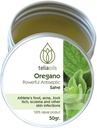 Oregano calmante multi propósito Balm –Fast act for Athletes Foot, Jock Itch, Problemas de uñas, Rash, Irritación de la piel - Ungüento para la piel seca, picazón - Foot &amp; Body Balm con aceite esencial de orégano 1.7Oz
