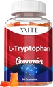 L Tryptophan 1000mg Gummies – Chewable Supplement for Positive Outlook, Calm Support & Inner Balance, 60 Vegan Gummy to Promote Restful Nights, Support Mental Focus & Encourage Peaceful Sleep