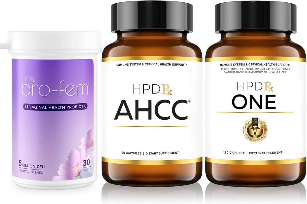 HPD Rx AHCC, Pro Fem, " One Bundle for Women