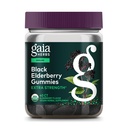 Gaia Herbs Black Elderberry (Sambucus nigra) Extra Strength Gummies - Delicious Immune Support Supplement* - Certified Organic Black Elderberries for Immune System Support* - 40 Gummies (20 Servings)