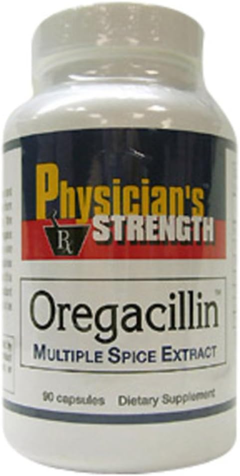 Oregacillina de fuerza del médico - 90 cápsulas - Extracto de especia múltiple - Soporte de salud respiratorio - 90 piezas