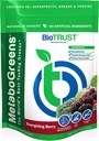 BioTrust Metabo Greens Superfood Powder - Super Greens Powder, Fruit &amp; Veggie Blend with Clinically Studied Spectra - Non GMO, Soy Free, Gluten Free, Dairy Free, Energizing Berry Flavor (30 Servings)