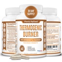 Puramente Optimal Thermogenic Fat Burner for Women - Advanced Metabolism Support & Energy Booster - Natural Ingredients, Vegan-Friendly, Non-GMO - 60 cápsulas