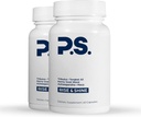 PS Natural Testosterone Booster para Hombres - Premium D3 y Zinc Suplementos para Hombres con Tribulus, Horny Goat Weed, y Tongkat Ali - Test Booster y Suplementos de Energía (120 cápsulas)
