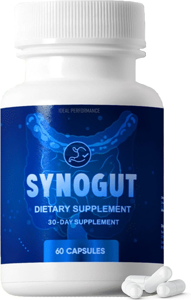 IDEAL PERFORMANCE Synogut Pills Dietary Supplement for Gut Health (1 Bottle)