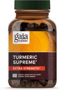 Gaia Herbs Turmeric Supreme Extra Strength - Apoyo Ocasional Swelling from Normal Wear & Tear - with Turmeric Curcumin " Black Pepper - 120 Vegan Liquid Phyto-Capsules (hasta 120-Day Supply)
