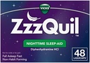 ZzzQuil, Nighttime Sleep Aid LiquiCaps, 25 mg Diphenhydramine HCl, No.1 Sleep-Aid Brand, Non-Habit Forming, Fall Asleep Fast, 48 Cuenta