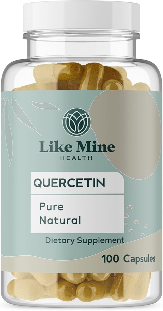 Como Mine Quercetin (100 cápsulas), Puro " Natural, Único Ingrediente, Suplemento dietético para las mujeres