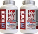 AMO MI PETS LLC Dog Eye Health Supplements - Dog Eye Health Complex - Premium Formula - Vet Recommended - Dog Cranberry - 2 Bottles (120 Treats)