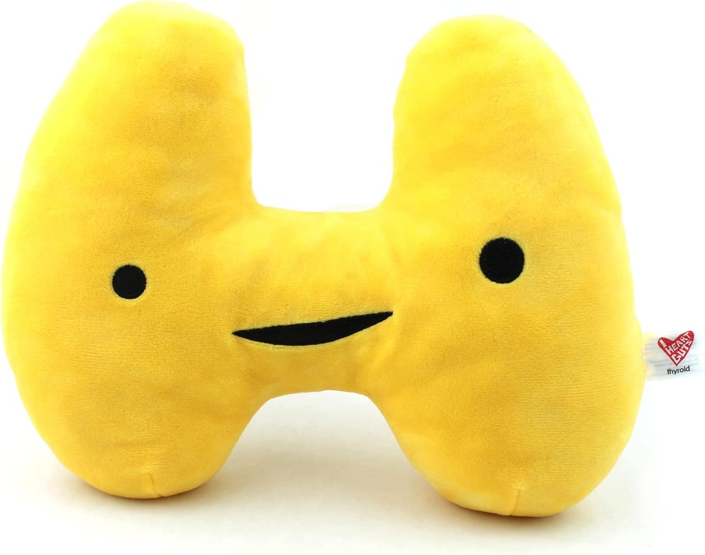 I Heart Guts Thyroid Plush - Thyroid Support Stuffed Toy for Thyroidectomy Surgery Gift, Hypothyroid Gifts