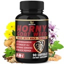 BMVINVOL Horny Goat Weed Capsules with Maca, Ginseng, Tribulus Terrestris, Ashwagandha, Black Pepper - 90 Count for 3 Month Supply