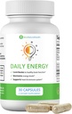 Complejo Ben's Natural Health Daily Energy B-Vitamin con TMG y Zinc for Natural Energy, Stress, Focus &amp; Immune Support, 30 cápsulas