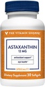 La vitamina Shoppe Astaxanthin (Solasta) Ingrediente Marcado 12mg (30 Softgels)