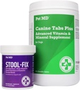 Pet MD Canine Tabs Advanced Multivitamin & Stool Fix