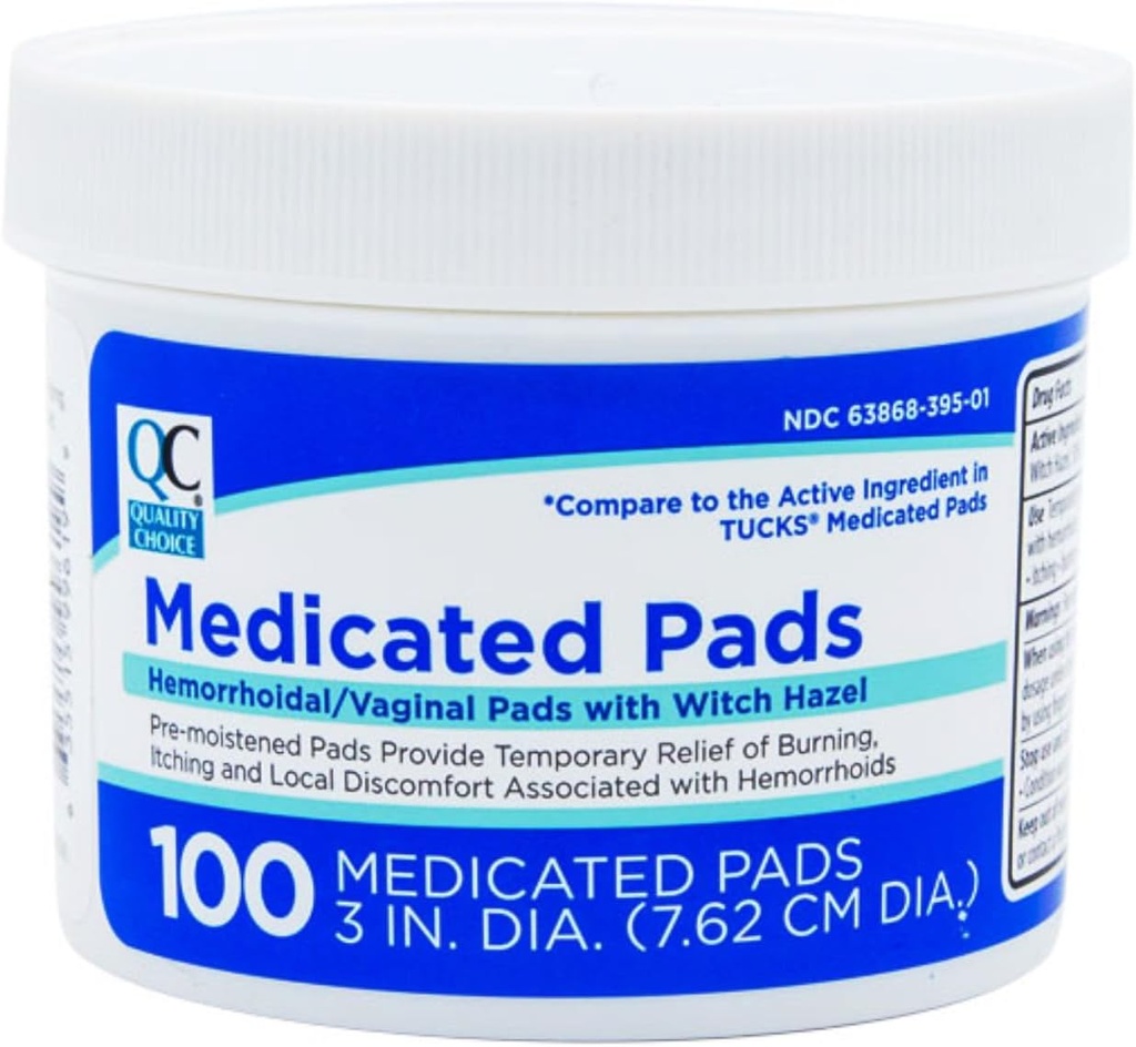 Opciones de calidad Hemorrhoidal Pads Medicated Cooling Relief 100 cuentan cada uno