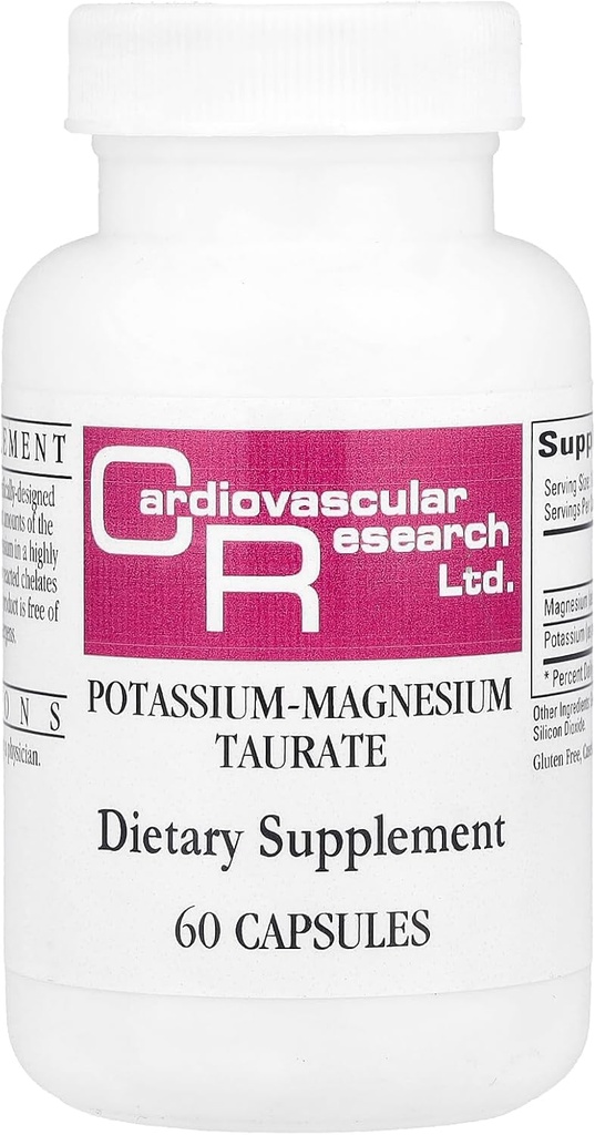 Investigación cardiovascular Magnesio-Potasio Taurate 60 Conde