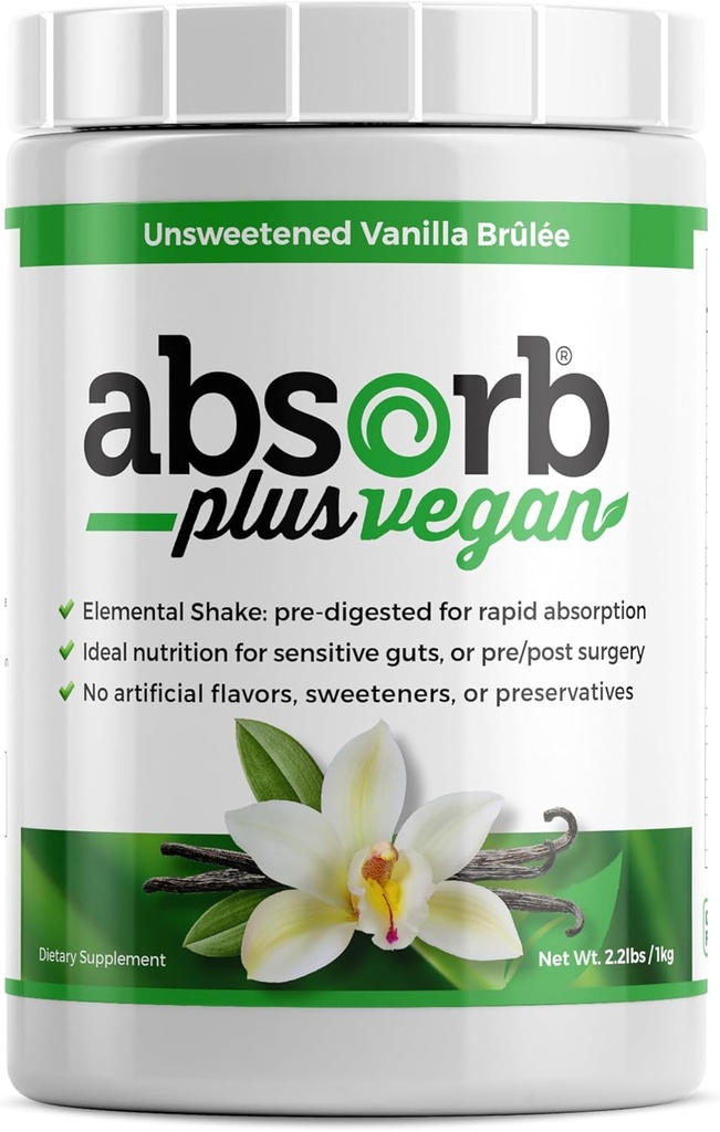 Afeitado Elemental Vegano – Licuado Polvo, Ingredientes Naturales, No GMO, Libre de gluten, Orgánica Proteína de Arroz Prorrogado - Fórmula Fácilmente Mezclada (2,2 libras, Vainilla Brulée sin mancha)