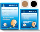 KONGDY 10 cuenta Patches Motion Sickness para niños adultos, Seasick Patch para crucero desde Viajar con impermeable y no somnoliento, Patches de la enfermedad del mar detrás del oído
