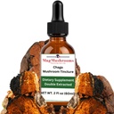 MagMushroom Chaga Mushroom Extract Liquid Tincture, Daily Supplement, Double Extracted for Maximum Potency, 2 Fl. oz., 60 Daily doses