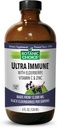 Botanic Choice - Ultra Immune, Contiene Elderberry con Zinc y Vitamina C, Black Elderberry Syrup para Adultos y Niños, Vitaminas Líquidas para Soporte Inmunitario, 4 Oz
