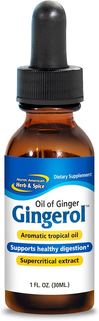 North American Herb and Spice, Gingerol, Oil of Ginger, 1-Ounce