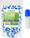 XPRS Nutra Tamaño 3 cápsulas vacías - 500 cápsulas vacías vacíos - píldoras vegetarianas - relleno de cápsulas de bricolaje de bricolaje para verduras (Blue/White)